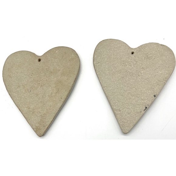 Flower Heart Ceramic Ornament Set - Picture 2 of 2